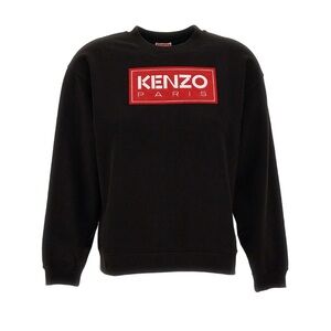 Kenzo Logo Patch Drop-Shoulder Sweatshirt, size S